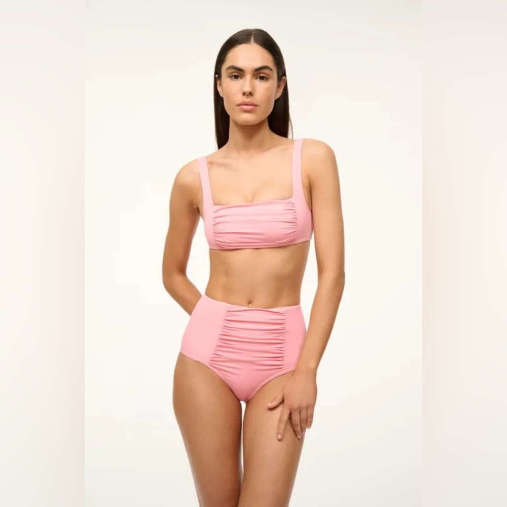Staud Pink Bikini Set New in Bags